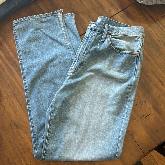 Madewell Perfect Vintage Straight Jean in Applefield Wash ND523 Size 31 - Picture 5 of 6